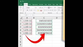 [SOLVED] How to type long digit numbers in Excel | how to write full number in excel #excel #msexcel