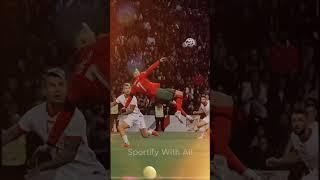 Cristiano Ronaldo Bicycle Kick Goal Against Poland (That Different Angles)