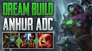 FINDING THE PERFECT BUILD! Anhur ADC Gameplay (SMITE Conquest)