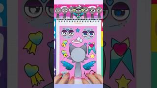 Gray - Sprunki Swap Star and Heart Part2 Sticker Book ⭐️ 스프런키 스왑 별과하트 두번째 스티커Asmr