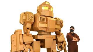 【でかい！】ダンボールで巨大ロボットをつくる｜Making Giant Robot with Cardboard