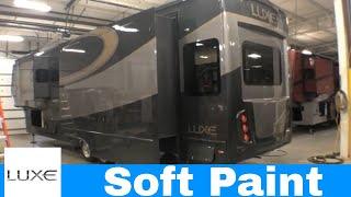 Luxe luxury fifth wheels - A soft automotive style RV paint job