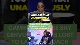 Cam’ron & Mase Say Gervonta Davis Lost to Lamont Roach #gervontadavis #camron #hiphop #ytshorts