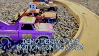 Demo derby stop motion I coming soon I (NEW CARS AND NEW TRACK)