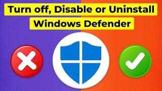 How to Turn off or Disable Windows Defender in Windows 10? (Easy)