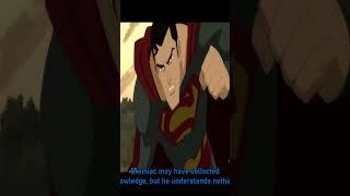 Superman Genius move to stop Brainiac by using his weeknes!  |Superman Unbound #shorts #superman