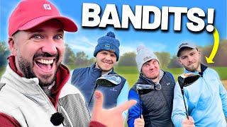 PGA Pro Takes on 3 High Handicap Golfers!