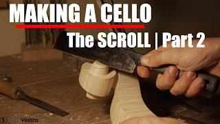 MAKING A CELLO | SCROLL - the turns | Ruggeri Model