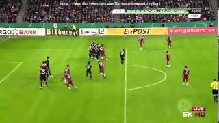 David Alaba Fantastic Free Kick Goal - Bayern Munich vs Braunschweig 1-0 (DBF Pokal) 2015 HD