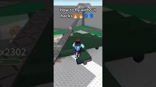 how to fly without hacks in natural disasters survival ️️#robloxmemes #roblox #memes #coems