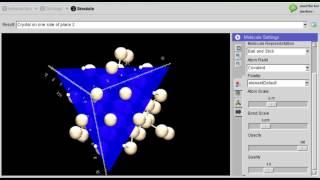 Three Miller Planes (100), (111), and (110) through a Silicon Crystal