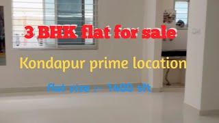 Flat for sale in kondapur || Resale flat for sale in kondapur || Flat for sale in Hyderabad || Flat