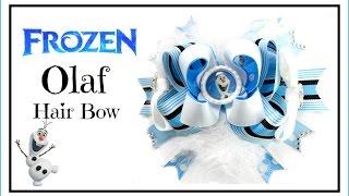 How to Make a Frozen Olaf Hair Bow - Hairbow Supplies, Etc.