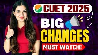 CUET 2025: Big changes announced  CUET 2025 Latest Update | CUET UG 2025 Pattern Changed #cuet