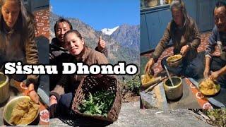 Sisnu Dhindo Mukbang  || Village Life 