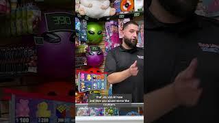 Mirror your counters to maximize inventory! #redemption #arcade #maximizespace