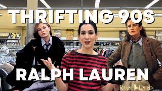 THRIFTING 90S RALPH LAUREN AESTHETIC - EXCLUSIVELY IN THE MEN'S DEPARTMENT!