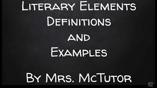 Literary Elements Video Lesson