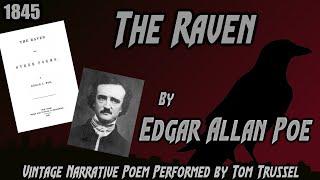 The Raven by Edgar Allan Poe Vintage Narrative Poem audiobook readalong human voice