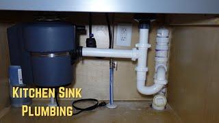 DIY Kitchen Sink Plumbing With GARBAGE DISPOSAL- Start to Finish – Step by Step