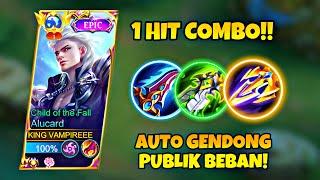 BUILD ALUCARD TERSAKIT 2023 | DIJAMIN GENDONG PUBLIK BEBAN | MLBB