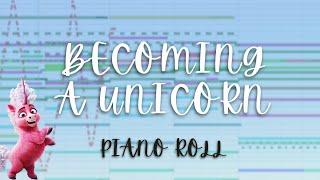 'Becoming a Unicorn" from Thelma the Unicorn [Piano Roll]