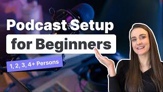 Best Podcasting Setups (1,2,3,4+ People)