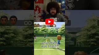 Wii Sports Tennis is SO rigged #wiisports #nintendo #gaming #shorts #fyp