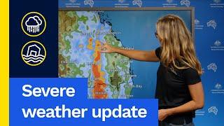 Severe Weather Update 11 March 2025: Heavy rainfall and flooding easing in SE Qld and NE NSW