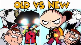 FNF VS Darkness Takeover Rooten Family Revamp OLD VS NEW |  Pibby Family Guy