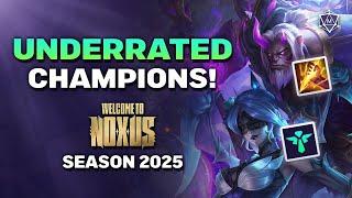 BEST UNDERRATED Champions for EVERY ROLE in Season 2025 | League of Legends