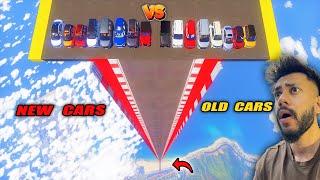 GTA 5 NEW INDIAN CARS VS OLD INDIAN CARS SKY RAMP CHALLANGE GTA 5