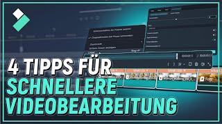 4 Geheimnisse zum schnelleren Bearbeiten in Filmora | Wondershare Filmora Tutorial