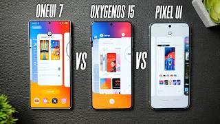 Galaxy S25 Ultra(OneUI 7) vs OnePlus 13(OxygenOS 15) vs Pixel 9 Pro XL(Pixel UI) Which is Smoother?