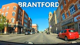 Brantford Downtown Drive 4K - Ontario, Canada