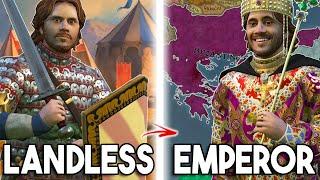 Landless to Byzantine Emperor in ONE LIFE - Roads to Power Crusader Kings 3