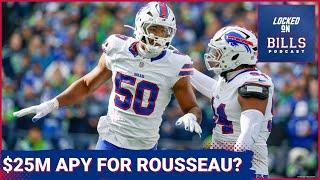 Greg Rousseau's Contract + Matt Milano's Return: Buffalo Bills' Future Moves