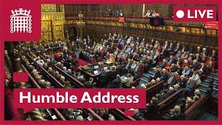 Watch live: House of Lords humble address on the King's Speech