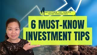 Investing 101 - 6 Essential Investment Tips for Beginners