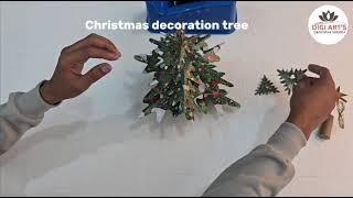 How to assemble your DIGI ART'S  DIY Paper Christmas Tree