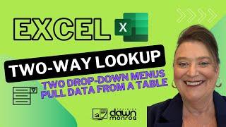 Excel Two Way Lookup