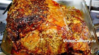 Oven beef (Entrecote) - the easiest recipe for meat