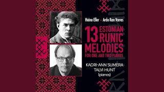 Varres: 13 Pieces for Two Pianos on Estonian Runic Melodies. V Rubato