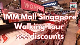 Walking tour IMM outlet Singapore Shop & Explore! ️