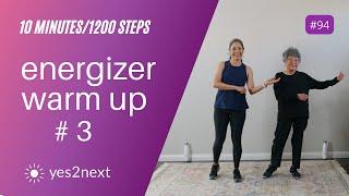 10 Minute Energizer Warm Up | Seniors, beginners