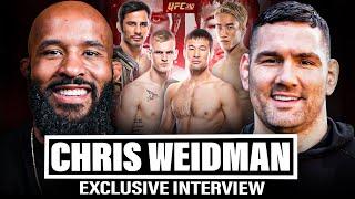 CHRIS WEIDMAN on UFC 310, BRUTAL LEG BREAK, ANDERSON SILVA! | EXCLUSIVE INTERVIEW