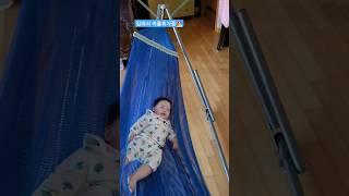 집에 해먹 설치해서 여름휴가중 #방콕 #집콕 #여름휴가 #해먹 #baby