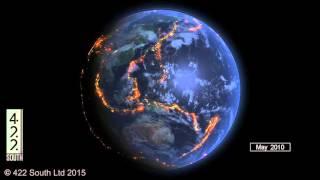 WORLD EARTHQUAKES 2000 - 2015 Data Visualization