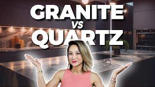 Kitchen Countertops: QUARTZ vs GRANITE - Which material is best for your project?