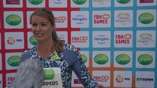 FBK Games 2021 - Dafne Schippers is happy to race again in the Netherlands